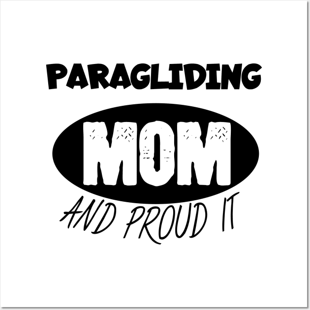 Paragliding mom Wall Art by maxcode